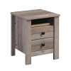 Κομοδίνο Tara pakoworld rustic oak 40x40x50.5εκ 123-000164