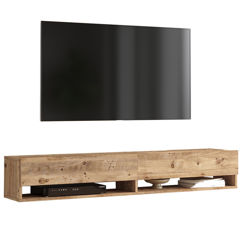 Έπιπλο τηλεόρασης επιτοίχιο Roscoe pakoworld sonoma 180x31.6x29.6εκ 176-000061