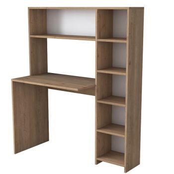 Γραφείο με βιβλιοθήκη Bookie pakoworld sonoma 113x40x142εκ 182-000068