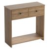 Κονσόλα Brecken pakoworld oak 80x35x90εκ 185-000083
