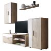 Σύνθετο σαλονιού Zafira pakoworld sonoma-λευκό 190x35x190εκ 192-000001