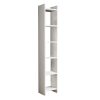 Βιβλιοθήκη Darco pakoworld μελαμίνης λευκό 28.6x22x160εκ 197-000196