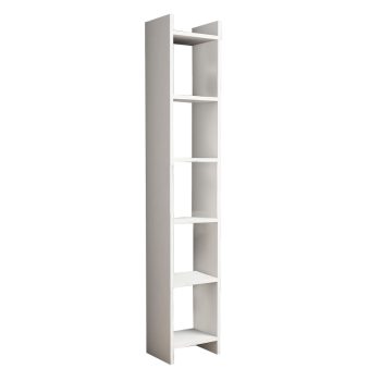 Βιβλιοθήκη Darco pakoworld μελαμίνης λευκό 28.6x22x160εκ 197-000196
