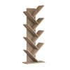 Βιβλιοθήκη Luptus pakoworld μελαμίνης oak 46x22x128.5εκ 197-000199