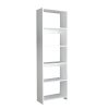 Βιβλιοθήκη Robelo pakoworld μελαμίνης λευκό 48.6x22x160εκ 197-000201