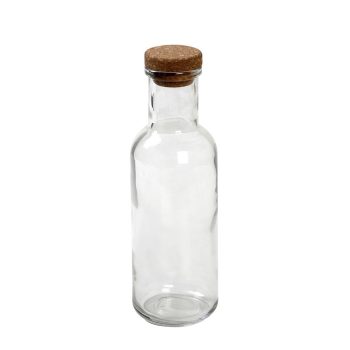 ΜΠΟΥΚΑΛΙ ΓΥΑΛ. ΔΙΑΦΑΝΕΣ ΜΕ ΚΑΠΑΚΙ ΦΕΛΛΟ 1000ML 27