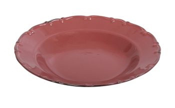 LIANA ΠΙΑΤΟ ΒΑΘΥ ΣΚ. ΡΟΖ ΜΕ ΚΑΦΕ RIM 23ΕΚ (smA) TLX104K6 Espiel