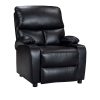 Πολυθρόνα  Gartia pakoworld relax PU μαύρο 79x94x102εκ 269-000001