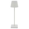 Επιτραπέζιο φωτιστικό Brave pakoworld LED λευκό Φ10x35εκ 009-000110