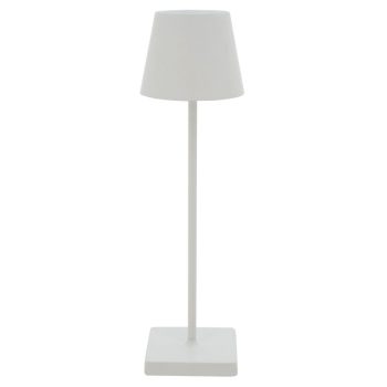 Επιτραπέζιο φωτιστικό Brave pakoworld LED λευκό Φ10x35εκ 009-000110