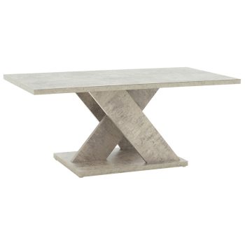 Τραπέζι σαλονιού Solange pakoworld χρώμα γκρι antique 110x55x47.5εκ 049-000062