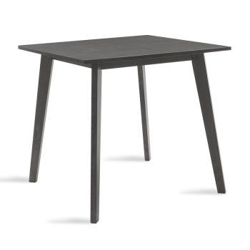 Τραπέζι Benson pakoworld MDF με καπλαμά  χρώμα rustic grey 80x80x75εκ 097-000002