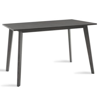 Τραπέζι Benson pakoworld MDF με καπλαμά  χρώμα rustic grey 120x75x75εκ 097-000004