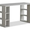Γραφείο Colmar pakoworld χρώμα λευκό 140x60x75εκ 119-000837