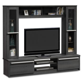 Σύνθετο σαλονιού Chico TV pakoworld χρώμα embony oak 180.5x40x158εκ 123-000057