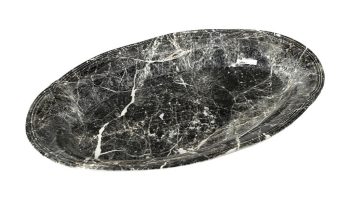 MARBLE ΠΙΑΤΕΛΑ ΟΒΑΛ ΜΑΥΡΟ 33Χ22ΕΚ RPM206K2 Espiel