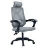 Καρέκλα γραφείου διευθυντή Seraphine pakoworld mesh γκρι 275-000008