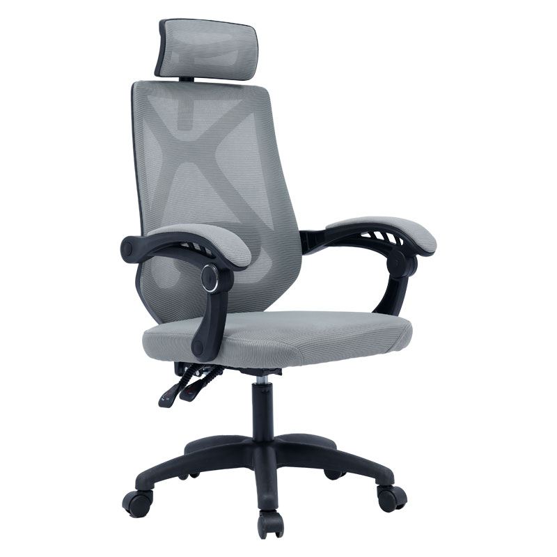 Καρέκλα γραφείου διευθυντή Seraphine pakoworld mesh γκρι 275-000008