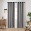 Beauty Home Ύφασμα κουρτίνας με το μέτρο Blackout jacquard σκίασης Glare Art 8444 Φ280 Γκρι