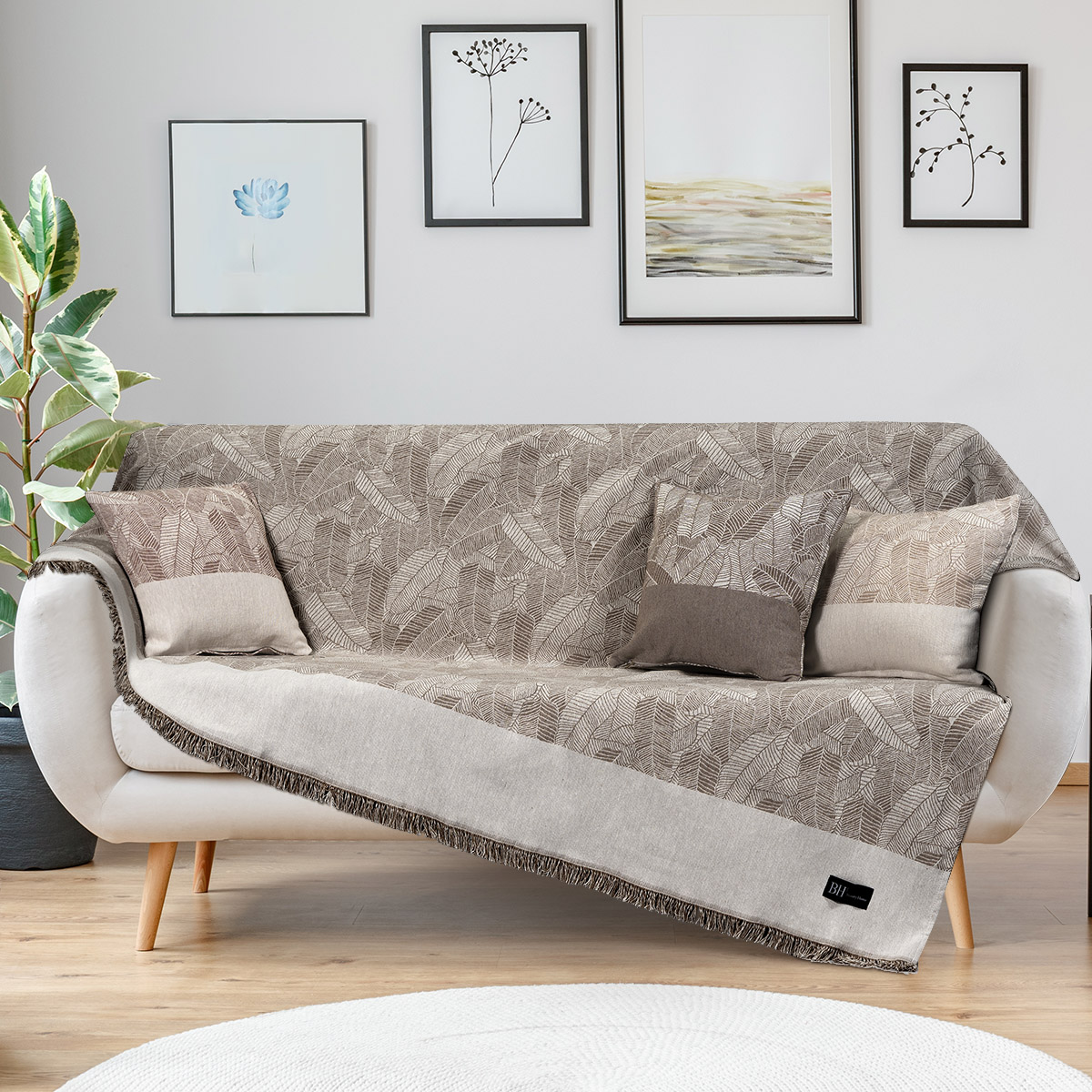 Μαξιλαροθήκη διακοσμητική Art 8471 40x40 Μπεζ Beauty Home