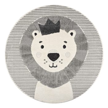 Beauty Home Ροτόντα Loop Art 9556 133x133 Grey White Γκρι Λευκό