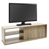 Έπιπλο τηλεόρασης ECO TV pakoworld χρώμα sonoma 120x40x38 εκ 043-000073