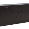 Μπουφές - κονσόλα Doha pakoworld χρώμα wenge 180x45x80