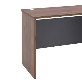 Alternative view of Γραφείο εργασίας Cassius  ανθρακί-καρυδί 120x60x75εκ