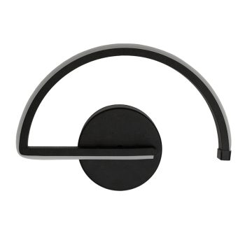 Φωτιστικό τοίχου-απλίκα PWL-0999 pakoworld LED 10W μαύρο 24x5x18εκ 099-000110