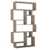Βιβλιοθήκη Karmato pakoworld μόκα 96x25.5x168.5εκ 119-001166