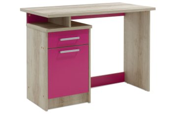 Γραφείο παιδικό Looney pakoworld χρώμα castillo-ροζ 100x55x75εκ 123-000081