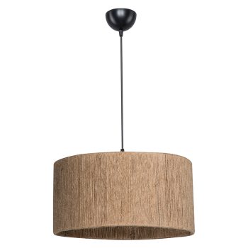 Φωτιστικό οροφής μονόφωτο PWL-1184 pakoworld Ε27 καφέ Φ40x75εκ 147-000101