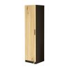 Ντουλάπι κουζίνας Classer pakoworld μαύρο-oak 42x44x176εκ 176-000035