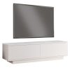 Έπιπλο τηλεόρασης Zoeva pakoworld λευκό 140x.35x38.2εκ 176-000071