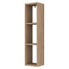 Ραφιέρα τοίχου Adelia pakoworld καρυδί 22x18.5x90εκ 182-000040