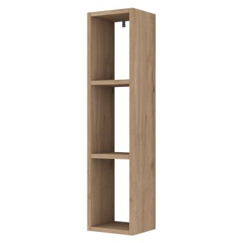 Ραφιέρα τοίχου Adelia pakoworld καρυδί 22x18.5x90εκ 182-000040