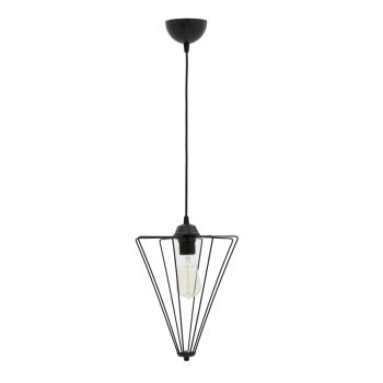 Φωτιστικό οροφής μονόφωτο Saway pakoworld E27 μαύρο 30x30x80εκ 193-000058
