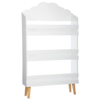 Παιδική βιβλιοθήκη Cloud pakoworld λευκή 58x18x100 εκ 199-000330