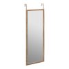 Καθρέπτης πόρτας PWD-0111 pakoworld φυσικό ps 34x1.7x94εκ 199-000550