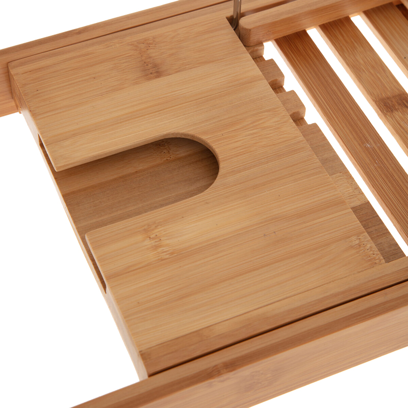 Πλατό μπανιέρας Platon φυσικό bamboo 70x15x4,5εκ - Image 3