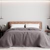 Beauty Home Πικέ υπέρδιπλη waffle Art 1990 Stone 230x240 Ανθρακίτης