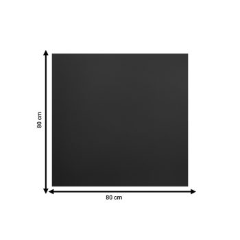 Alternative view of Επιφάνεια τραπεζιού Sensie  τ.Werzalit ανθρακί 70x70εκ