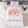 Beauty Home Σετ σεντόνια μονά Fly Art 6110 165x240 Εκρού