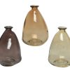 Γυάλινο βαζάκι σε 3 χρώματα 8x7x12 assorted 806910