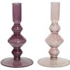 Γυάινο Κηροπήγιο σε 2 χρώματα 16x9Φ assorted 868280