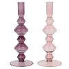 Γυάινο Κηροπήγιο σε 2 χρώματα 23x9Φ assorted 868281