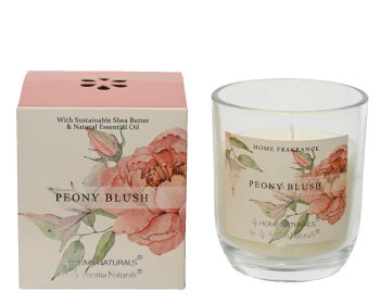 Αρωματικό κερί σε γυαλί Peony Blush  8x8x9cm white 880251