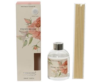 Γυάλινο Diffuser Peony Blush 6.5x6.5x20.5cm white 880252