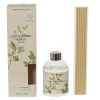 Γυάλινο Diffuser Lime Pergamont & Basil 6.5x6.5x20.5cm white 880255