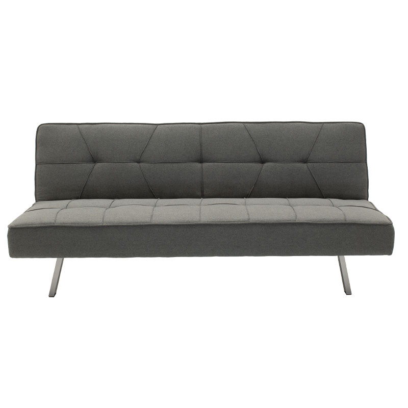 Καναπές-κρεβάτι Travis 3θέσιος με ύφασμα γκρι 175x83x74εκ - Image 3